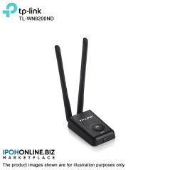 TP-LINK 300Mbps High Power Wireless USB Adapter WITH Long Range 2 x 5dBi Antennas TL-WN8200ND, eRomman Marketplace