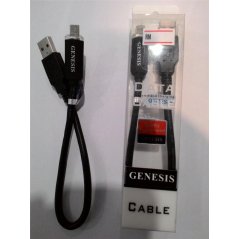 Ipohonline USB Cable Genesis Data Transmit and LED Charging (Black), eRomman Marketplace