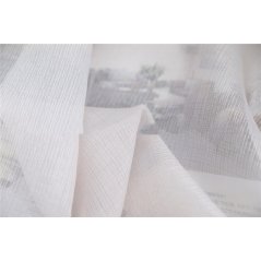 ستارة شباك شفاف مزينة بطيور الحب للغرف النوم والمعيشة 100سم ×250 سم