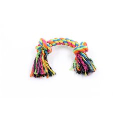GTE Pet Tooth Dog Braided Cotton Rope Chewing Toy 30CM (Random Color)