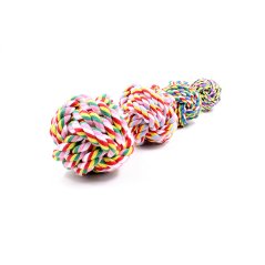 Bite Resistant Cotton Ball Rope Dog Chew Toys (Random Color)