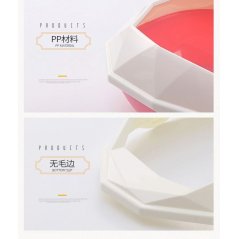Premium Quality Diamond Shape Plastic Pets Cat Litter Box (3 Colors)