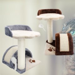 GTE Cat Tree Climbing Frame Small Sisal Cat Tower Column (2 Colors)