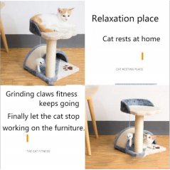 GTE Cat Tree Climbing Frame Small Sisal Cat Tower Column (2 Colors)