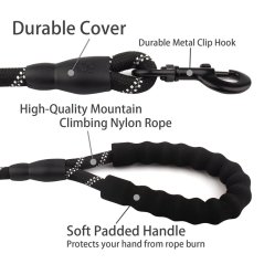 GTE Dog Leash With Padded And Threads Climbing Rope (3 Colors)