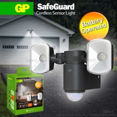 Hometech2u GP Batteries RF2.1 SAFEGUARD Motion Sensor Light LED outdoor floodlight (+ motion detector)
