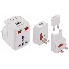 شاحن محول طاقة كهربائي بتيار متردد عالمي مثالي للسفر