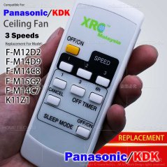 أو إي إم باناسونيك KDK جهاز تحكم عن بعد لمروحة السقف ب 3 سرعات