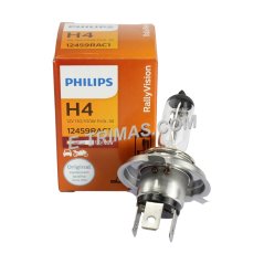E-trimas Genuine Original Philips H4 12V 130/100W Super Bright Rally Vision Halogen Bulb