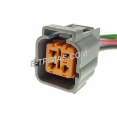E-trimas 4 Pin Proton Waja Sport Fog Lamp Socket Connector