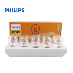 E-trimas 12498CP Genuine Philips Reverse Turn Signal Indicator Bulb P21W 1141 (2PCS)