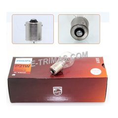 E-trimas Philips P21W 24V Brake Light Reverse Signal Lamp Bulb (2PCS)