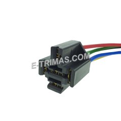 E-trimas HX-3770 5Pin Car Automotive Relay Socket Holder Base 0332 019 150