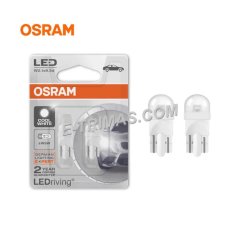 E-trimas 2780CW Osram ORIGINAL T10 W5W Cool White LED Bulb 4090 6000K 12V