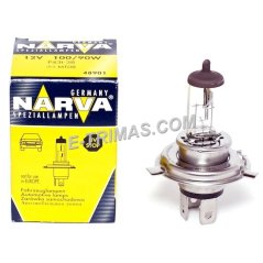 E-trimas 48901 Narva ORIGINAL H4 P43T 100/90W 12V Off Road Super Bright Halogen Bulb
