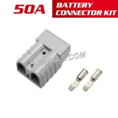 E-trimas 50AMP Anderson Plug Battery Power Cable Supply Socket Connector Kit