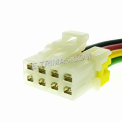 E-trimas Nissan Van C22 Vanette 720 Head Lamp Turn Signal Switch Socket Connector