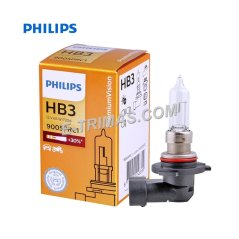 E-trimas Philips Halogen Bulb Headlight H1/H3/H4/H7/H11/HB3/HB4