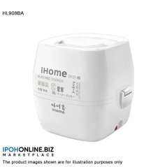 Ipohonline iHome Double-Layer Stainless Steel Electric Steamer 0.8L 230V HL908BA