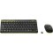 Logitech MK240 Nano Wireless Keyboard + Mouse Combo (Black - White)