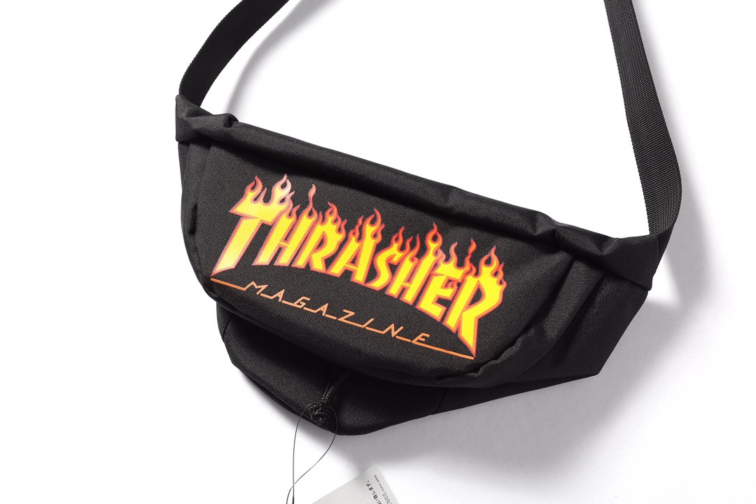 Buy Thrasher Large Volume Chest Waist Bag Black eRomman