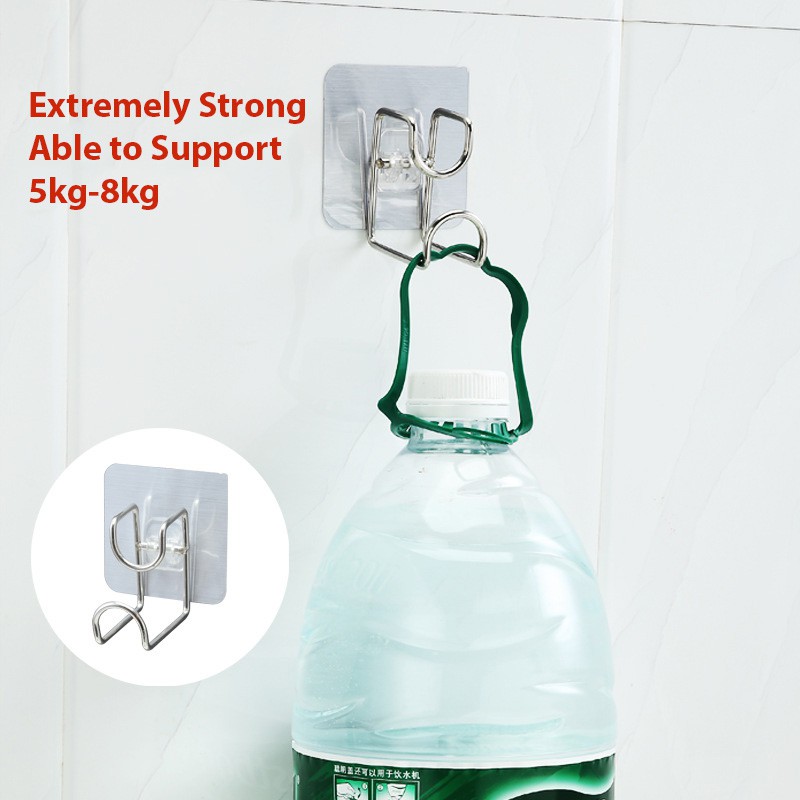 Buy Kovitstore 304 Stainless Steel Heavy Duty Hook Self Adhesive Wash