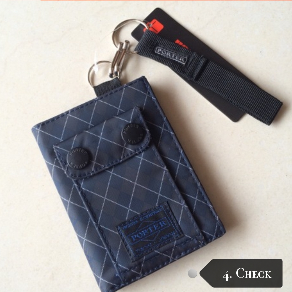 Buy PORTER Japan Design Head Ptr Wallet Velcro + Button Design (11 