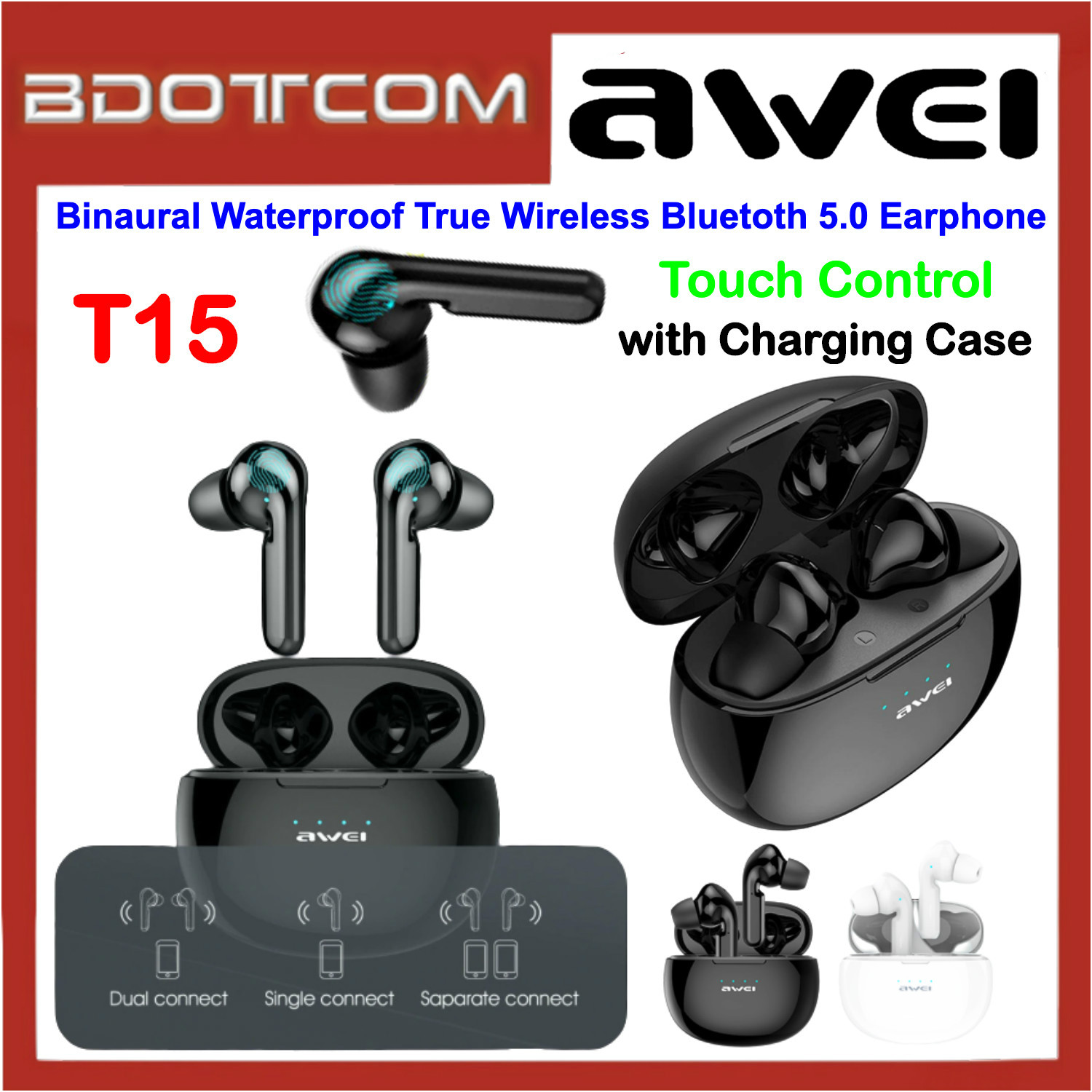 awei earbuds t15