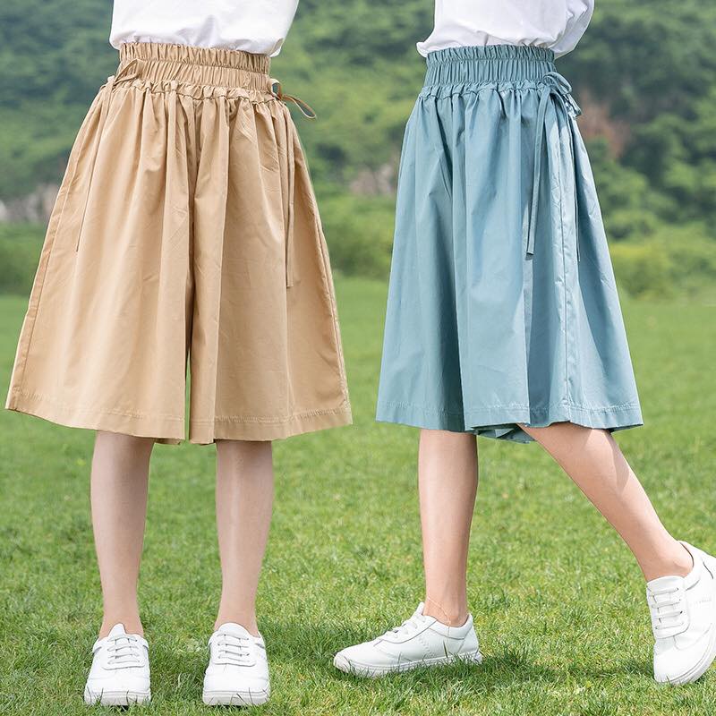 Women High Waist Denim Pants Jeans Wide Leg Palazzo Shorts Culotte Knee  Length Fashion | Wish