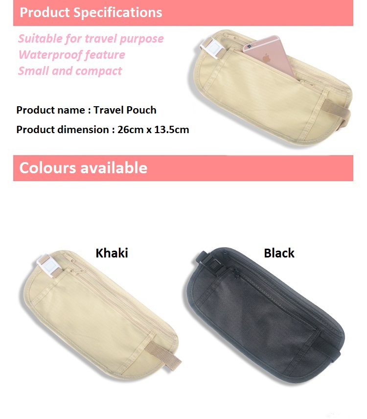 travel security pouch
