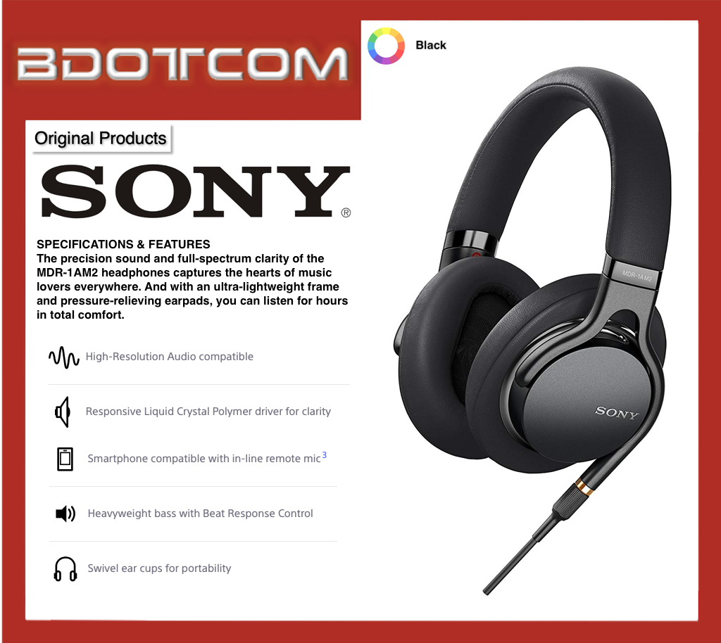 Buy Sony Headphones Hi-Res with Beat Response Control | eRomman
