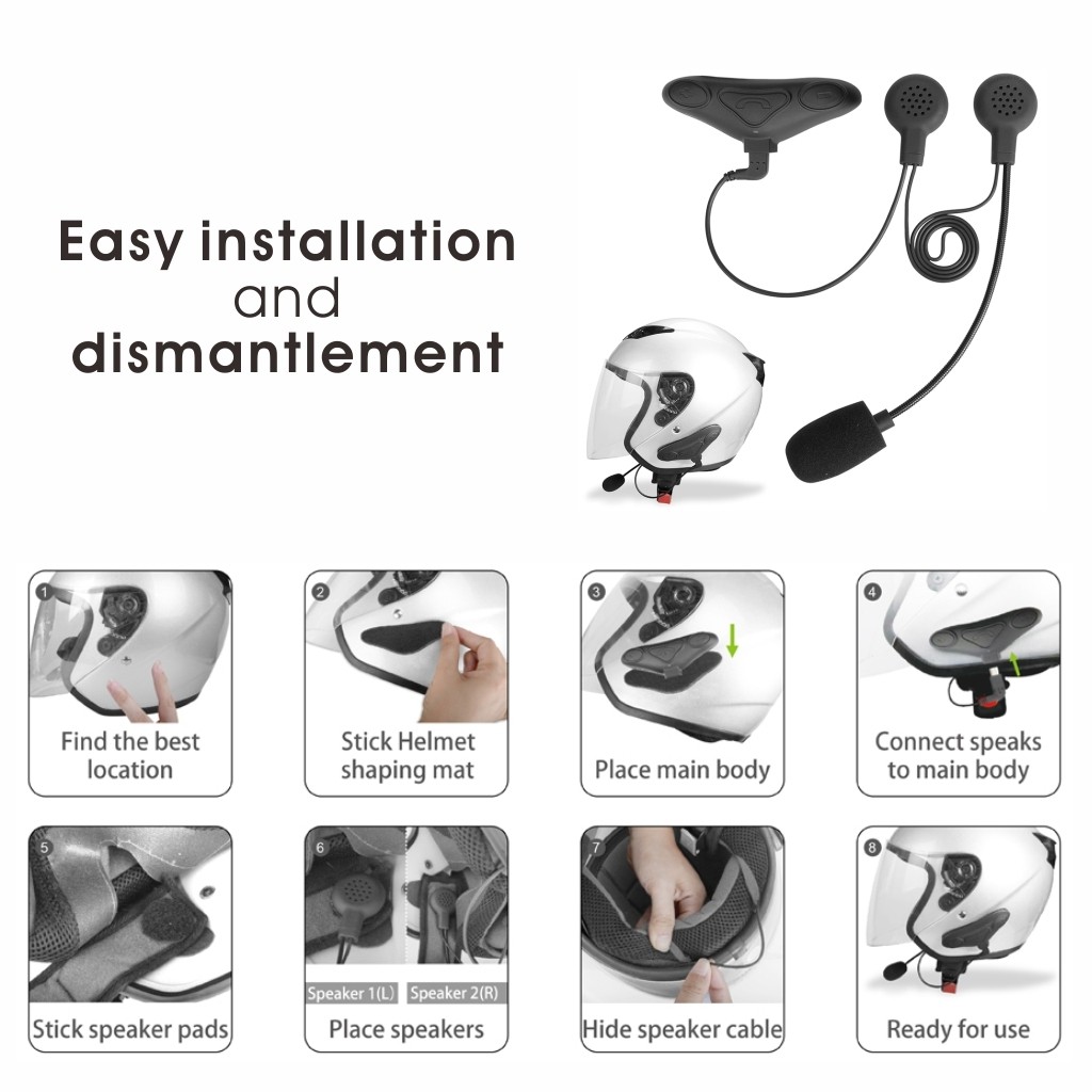 Buy Bdotcom Avantree HM100P Bluetooth Wireless Intercom for Motorcycle  Helmet Online | eRomman