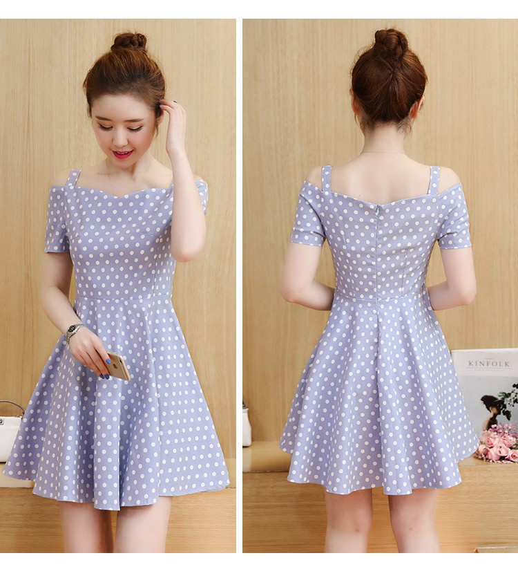 korean dress off shoulder