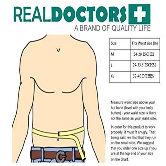 real doctors posture support brace