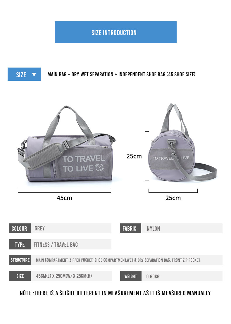 Live fit gym bag deals