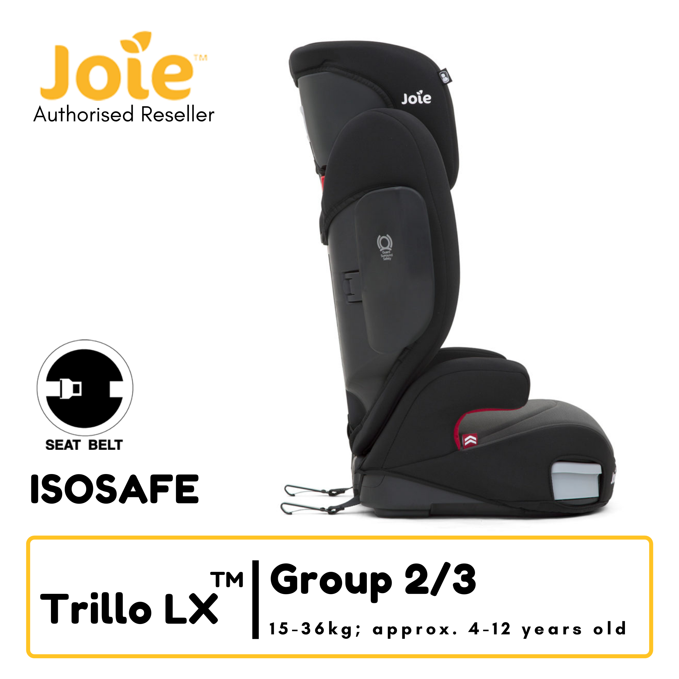 joie 360 fitting list