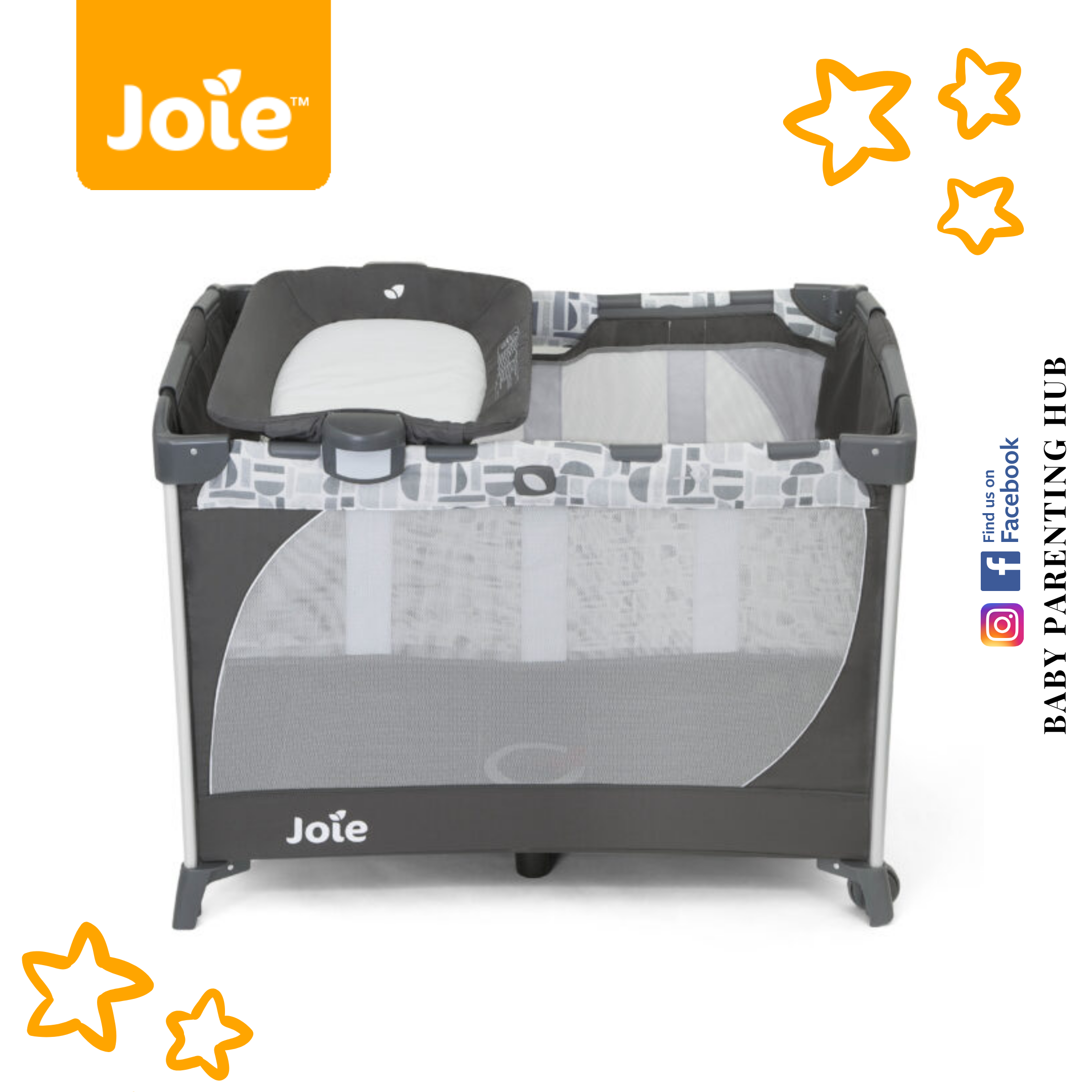 Buy Joie Commuter Change Travel Cot and eRomman