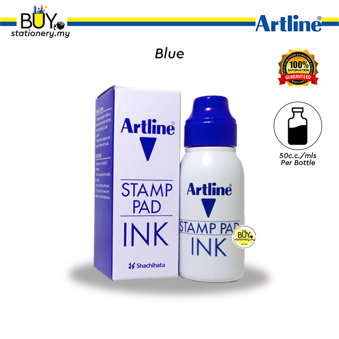 Buy Stamp Pad Ink 50ml Artline PCS (4 Colors) eRomman