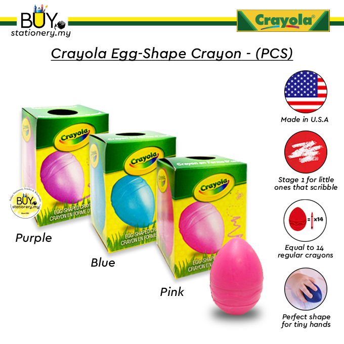 Buy Crayola EggShape Crayon PCS (3 Colors) Online eRomman