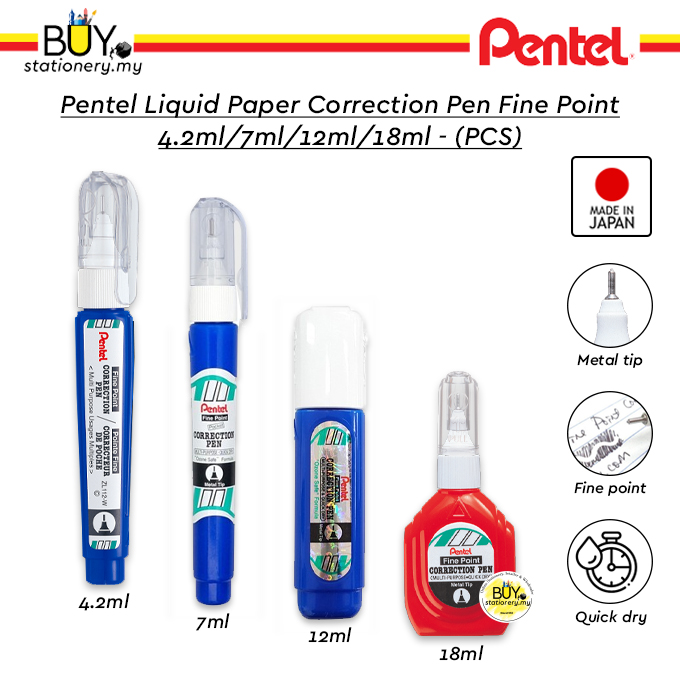 Buy Liquid Paper Correction Pen Fine Point Pentel