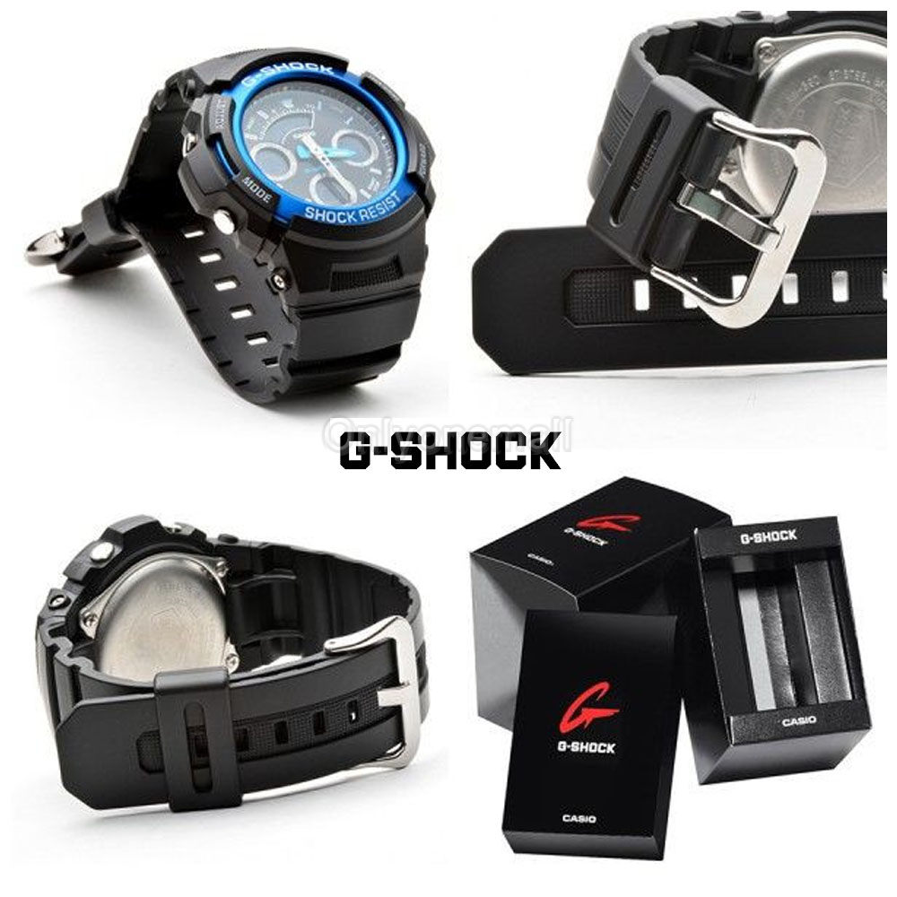 Buy Onlyonemall Casio G Shock Aw591 2a Ana Digi Chronograph Shock Resistant Sport Watch 100 Authentic Online Eromman