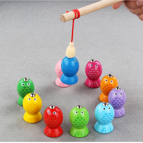 Buy Fishing Number Educational Wooden Building Blocks eRomman