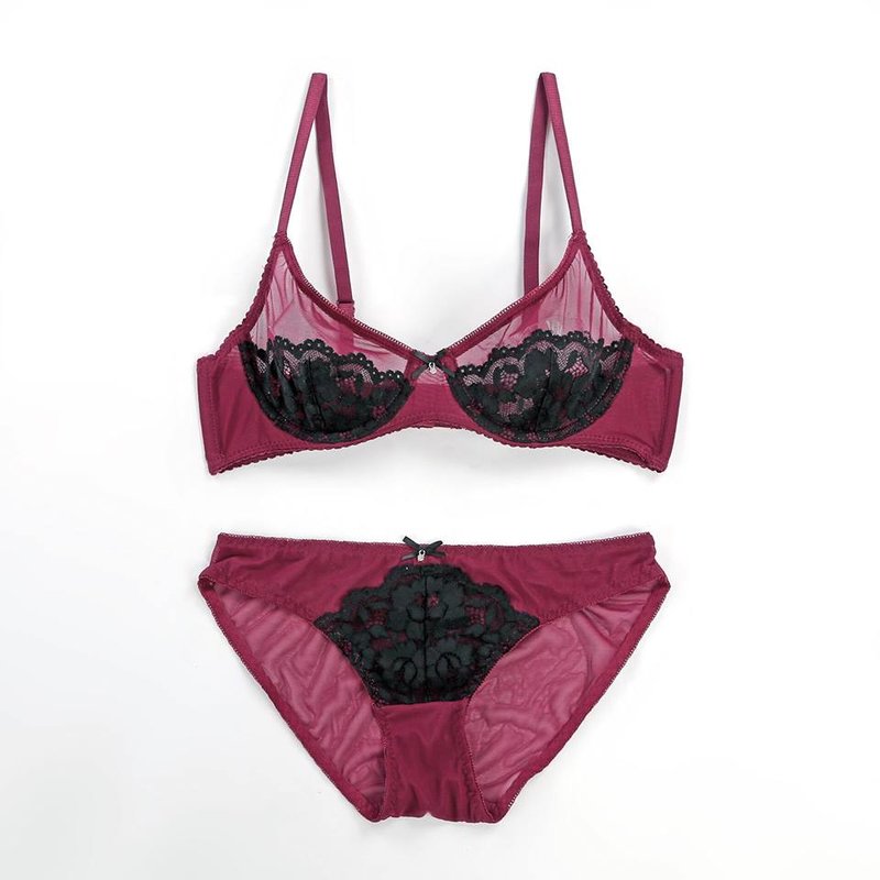 Buy Mesh Romance Bra and Panty Set Online eRomman