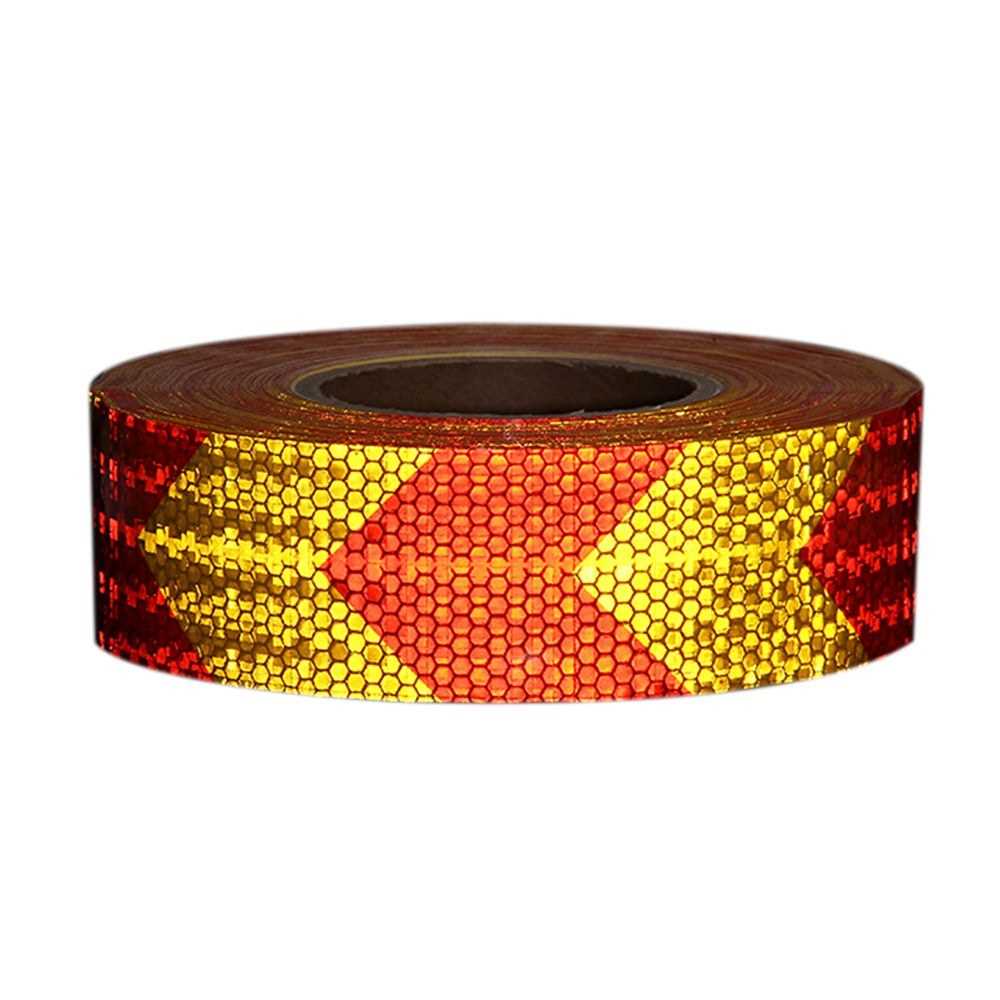 Safety Warning Tape Night Safety Arrow Tape Strip  Conspicuity Sticker 