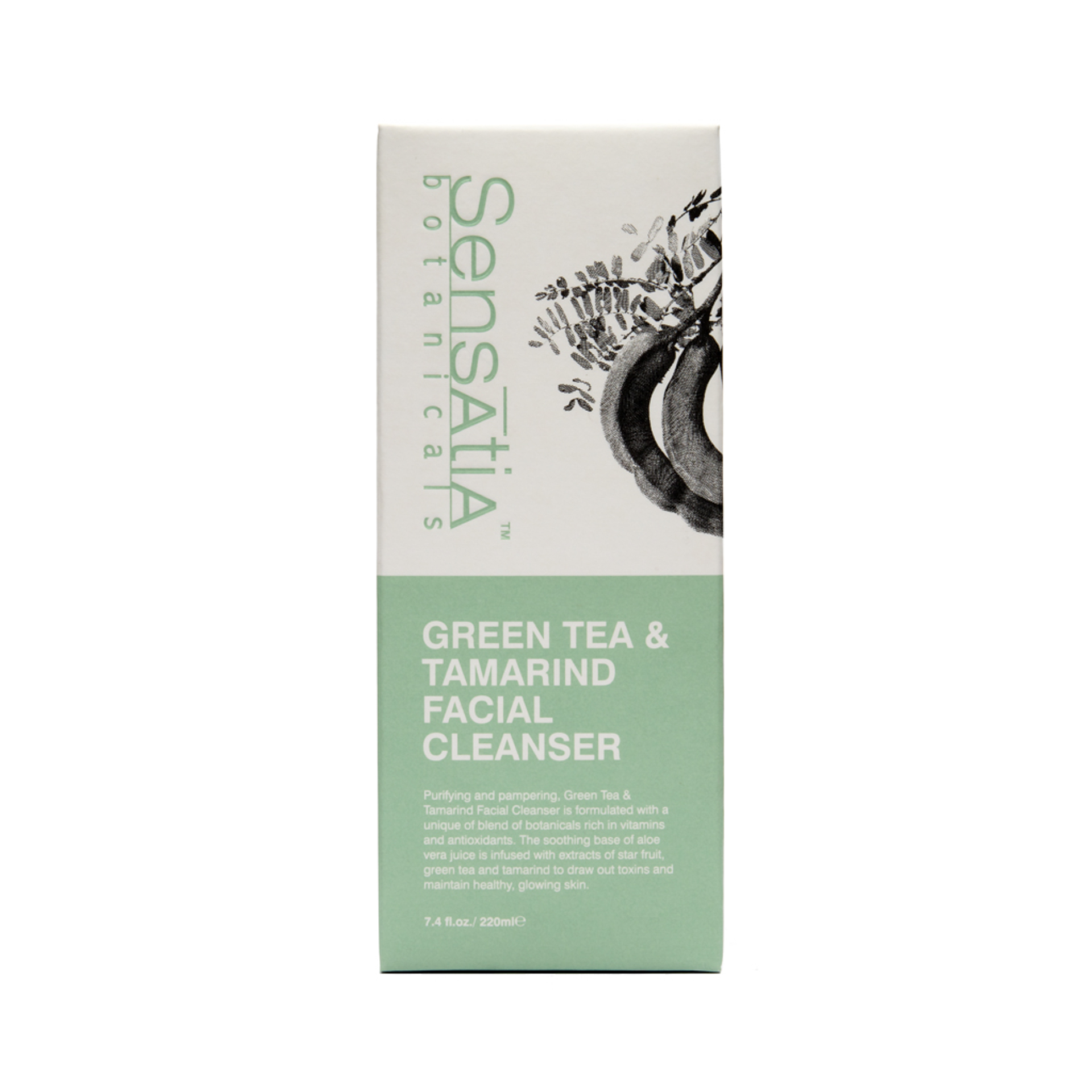 Buy green tea & tamarind facial cleanser 220ml eRomman
