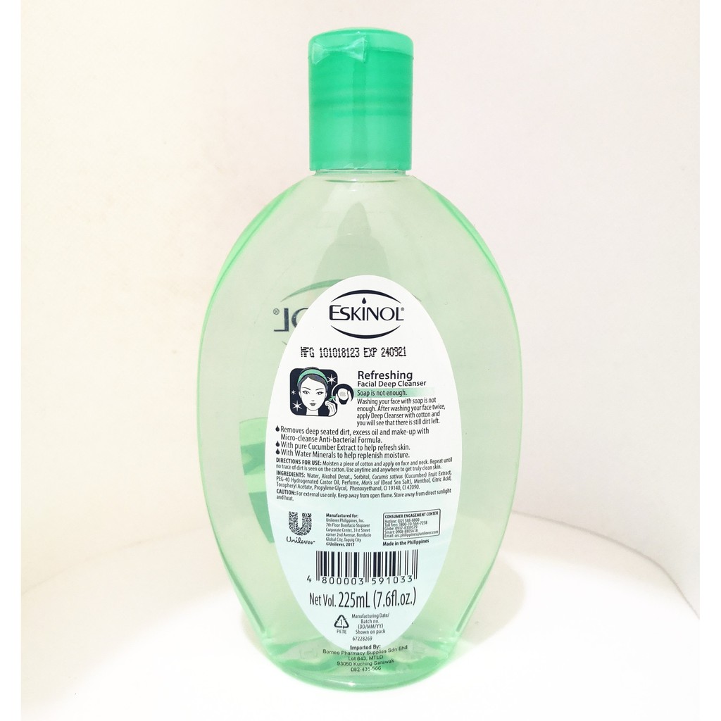 Buy Pronaturepharmacy ESKINOL TONER FACIAL DEEP CLEANSER 225ML Online