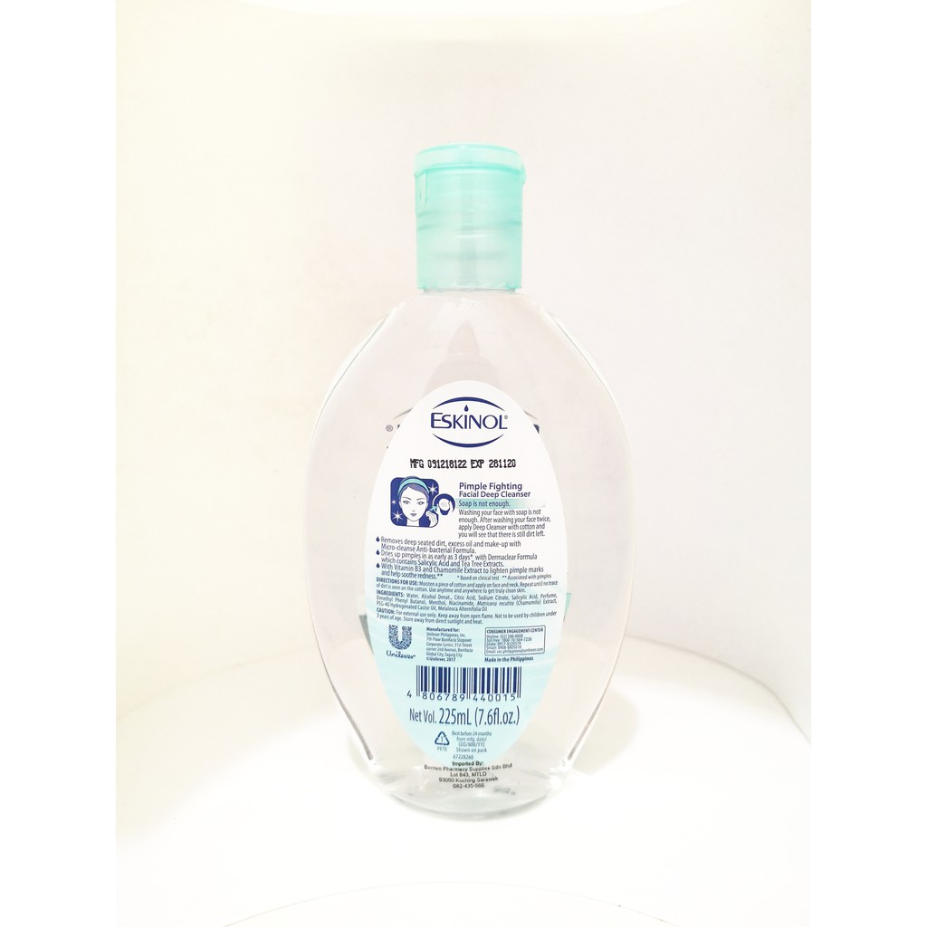 Buy Pronaturepharmacy ESKINOL TONER FACIAL DEEP CLEANSER 225ML Online