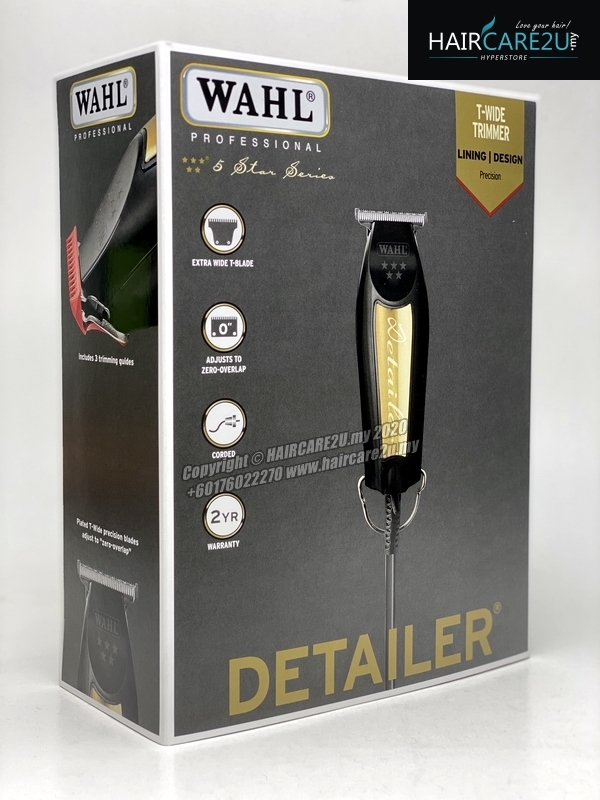 wahl black and gold detailer