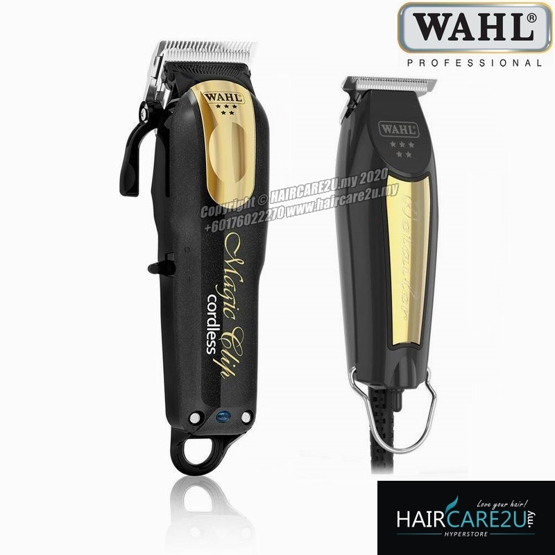 wahl 5 star detailer black and gold