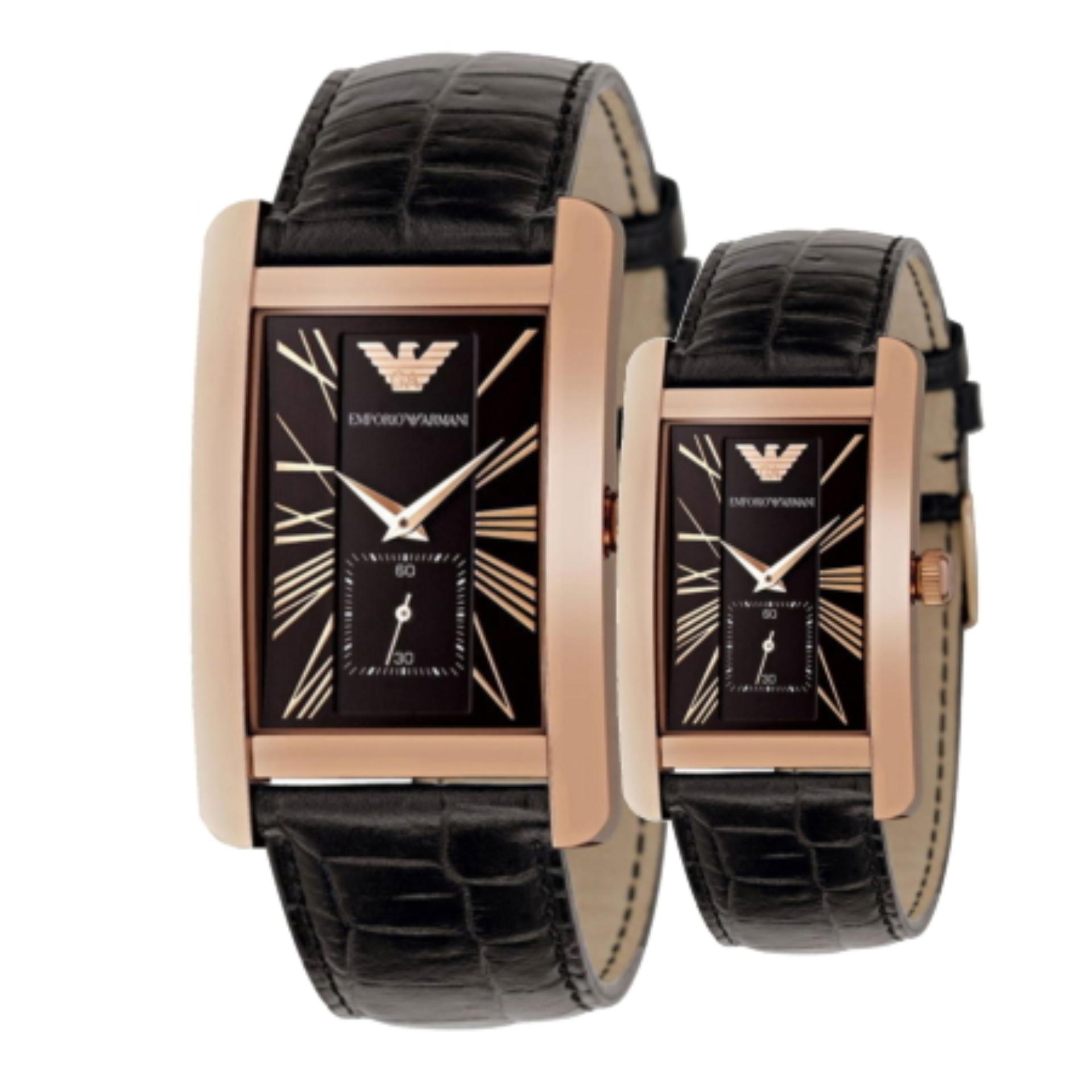 Emporio armani men's square watch deals